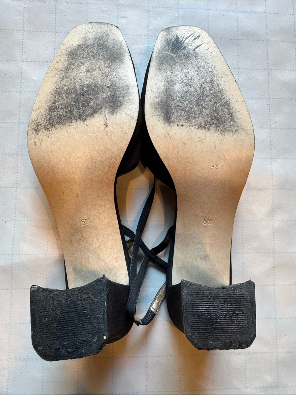 croft & barrow Black Strappy Slingback Heels